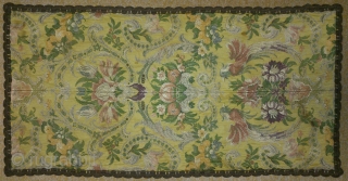 Antique Textile, no: 155, size: 77*40cm, 19th century, silk and metal.                      