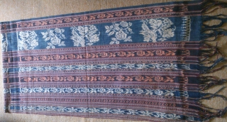 Antique traditional Ikat cotton, indonesia , no: 179, size: 274*72cm.                       