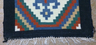 Antique Swedish kilim, no: 253, size: 47*45cm.                          