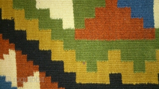 Antique Swedish Kilim, no: 230, size: 64*60cm, wool on cotton, all natural colors.                    