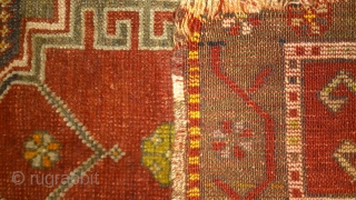 Anatolian rug, no: 119, size: 88*54cm, wool and wool.                        