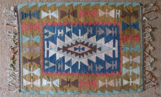Anatolian Kilim, no: 148, size: 44*59cm, silk on silk..                        