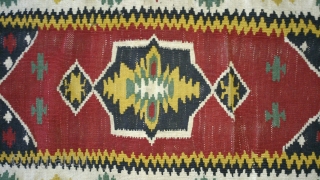 Antique Anatolian Kilim, no: 129, size: 91*50cm, wool and cotton on cotton.                     