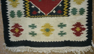 Antique Anatolian Kilim, no: 129, size: 91*50cm, wool and cotton on cotton.                     