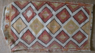 Antique Anatolian kilim Juval(Jual), no: 153, size: 86*49cm, wool and cotton on cotton.                    