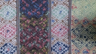 Antique Swedish Kilim, no: 283, size: 142*45cm, 19th century, wool on cotton, all natural colors.                  