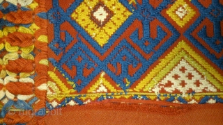 Antique Swedish Kilim, no: 215, size: 135*40cm, Great color, wall hangings.                      