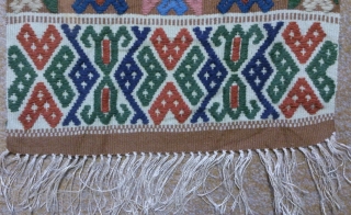 Antique Swedish Kilim, no: 266, size: 103*37cm.                          