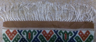 Antique Swedish Kilim, no: 266, size: 103*37cm.                          