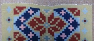 Antique Swedish Kilim, no: 267, size: 125*69cm.                          