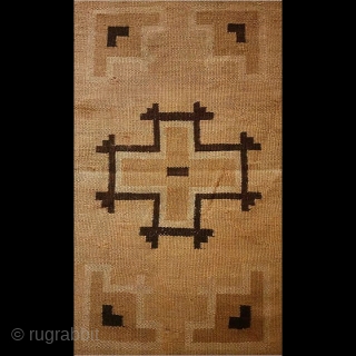 Navajo kilim, complete wool, size: 72*53 cm.                          