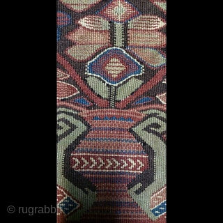 Norwegian kilim, size: 51*59cm, This is a museum piece                        