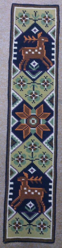 Antique Swedish Kilim(Rolakan technique), no: 305, size: 103*23cm, wall hangings.                       