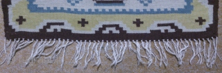 Swedish kilim(Rolakan technique), no: 328, size: 93*57cm, dated and signed, pictorial design, wall hangings.                   