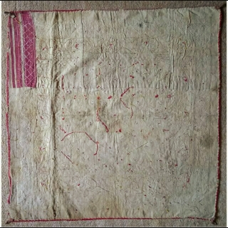 India embroidery textile silk on cotton, size: 67*67cm
.                         