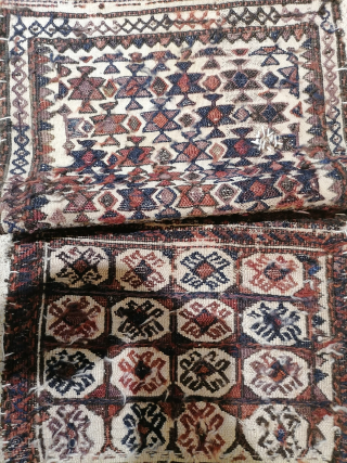 Antique Baluch doubleface bags                             
