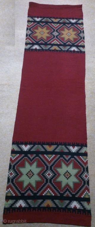 Antique Swedish Kilim, no: 247, size: 208*58cm, wall hangings.                        