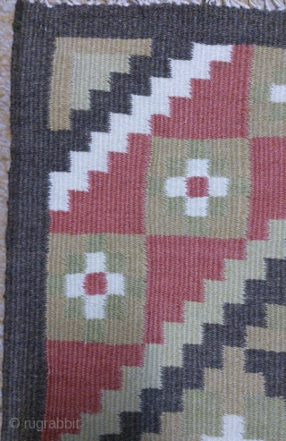 Antique Swedish Kilim, no: 260, size: 55*55cm.                          