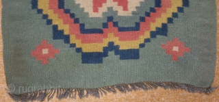 Antique Swedish kilim(Rolakan technique), no: 237, size: 44*44cm.                         