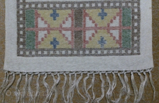 Antique Swedish Kilim, no: 249, size: 102*40cm, wall hangings.                        