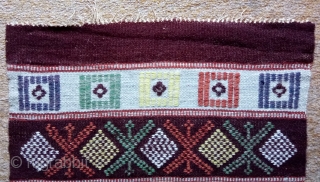 Antique Swedish Kilim, no: 370, size: 155*43cm, wall hangings.                        