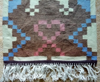 Antique Swedish kilim(Rolakan technique), no: 376, size: 109*44cm, wall hangings.                       