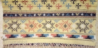 Antique Swedish kilim(Rolakan technique), no: 366, size: 103*58cm, wall hangings.                       