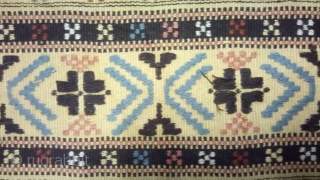 Antique Swedish kilim(Rolakan technique), no: 366, size: 103*58cm, wall hangings.                       