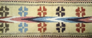 Antique Swedish kilim(Rolakan technique), no: 366, size: 103*58cm, wall hangings.                       