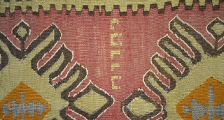 Antique Anatolian Armenian Kilim, no: 130, size: 102*65cm, wool and cotton on cotton .                   