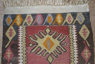 Antique Anatolian Armenian Kilim, no: 130, size: 102*65cm, wool and cotton on cotton .                   