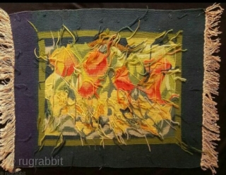 1»» Swedish kilim, size: 48*47 cm, 2»» tapestry, size: 48*40 cm, wall hanging                    