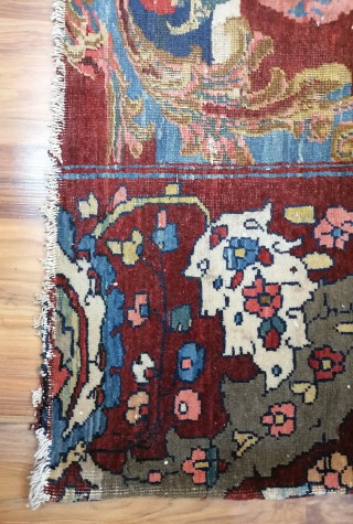 Antique Bijar Sampler (wagireh) rugs, very rare, size: 100*70 cm                       