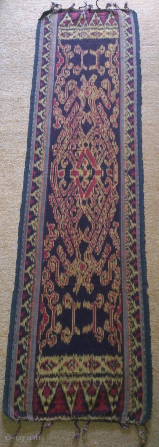 Antique traditional Ikat cotton, indonesia , no: 171, size: 165*45cm.                       