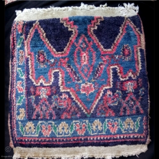 Senneh rug sampler( wagireh), selvage is silk, size: 33*30 cm                       