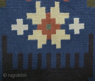 Antique Swedish kilim(Rolakan technique), no: 323, size: 73*64cm, wall hangings.                       