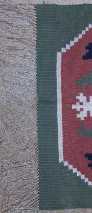 Antique Swedish kilim(Rolakan technique), no: 324, size: 76*56cm, pictorial design, wall hangings.                     