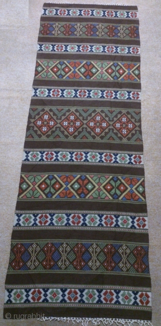 Antique Swedish kilim, no: 308, size: 179*61cm, wall hangings.                        