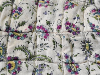 19th Century Antique Blouse cum Winter Dress with Hand Kalamkari Designs on it 

from South India.

  Size 52 cm x 46 cm Mid portion        