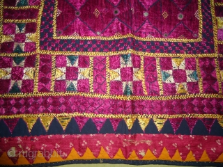 THIS PIECE IS FROM WESTON INDIA GUJARAT.IT IS USED FOR DECORATING MARRIAGE CANOPY AND IS ALSO GIVEN IN DOWRY(DOWRY IS PARENTS GIFTS TO THEIR DAUGHTER WHEN SHE GET MARRIED)IT IS ALL HAND  ...