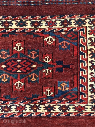 19th Century Yomut Torba
A real beauty
size is 92 x 45 cm
All original and Excellent condition.                  