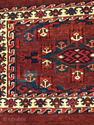 19th Century Yomut Torba
A real beauty
size is 92 x 45 cm
All original and Excellent condition.                  
