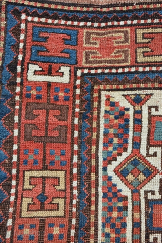 Rare Kazak rug 19th century, size is 146 x 88 cm
                      