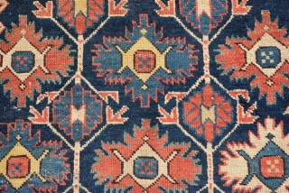 Rare Shirvan rug, 19th Century and in very good condition.
Size is 150 x 109 cm                  