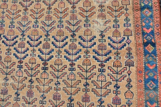 A nice Malayer with nice pattern, size is 208 x 127 cm                     