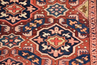 Late 19th century Caucasian Seychour Rug in superb condition, size is 123 x 91 cm                  