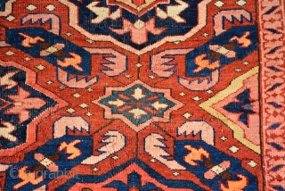 Late 19th century Caucasian Seychour Rug in superb condition, size is 123 x 91 cm                  