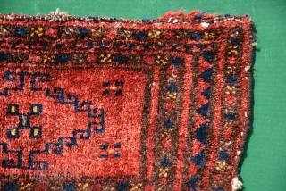 1900 Small cute Uzbek beauty, 55 x 25 cm, full pile, more lovely colours then pictures and washed.               