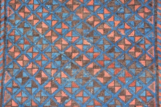 Baluch rug 1900, size is 162 x 92 cm                        