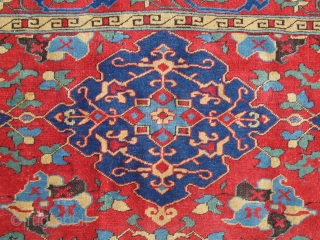 A Tremendous Tuduc copy early 20th century or you can say 100 years old, design of (star ushak), size is 240 x 140 cm         